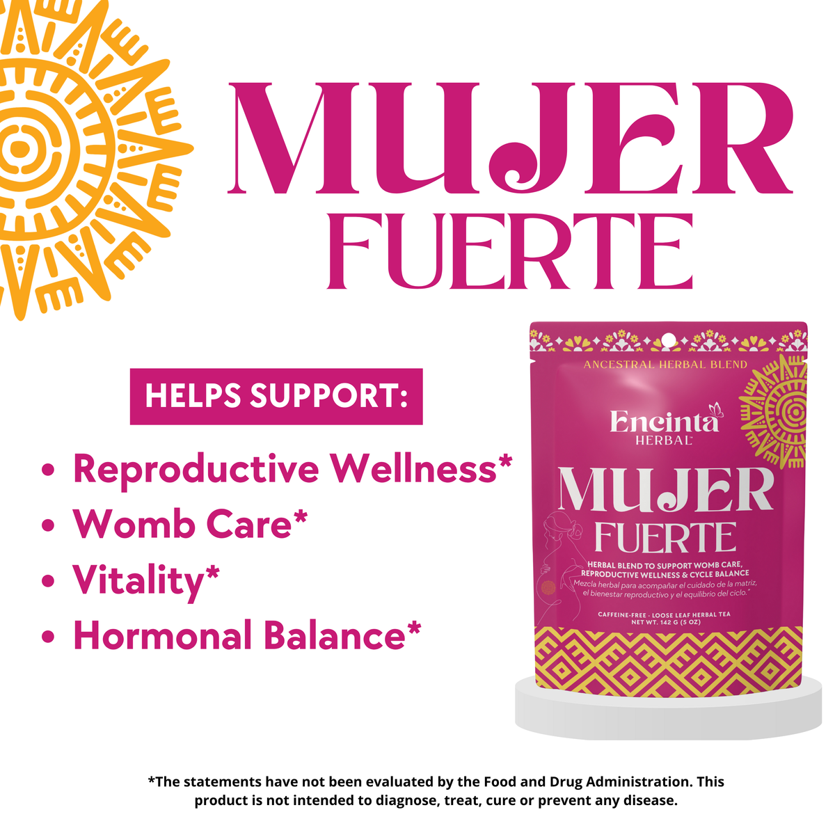 Mujer Fuerte – Herbal Tea for Fertility, Cycle & Hormonal Wellness