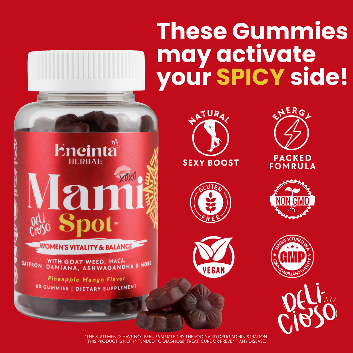 Ay Mami Spot™ – Women’s Intimacy, Desire & Vitality Gummies