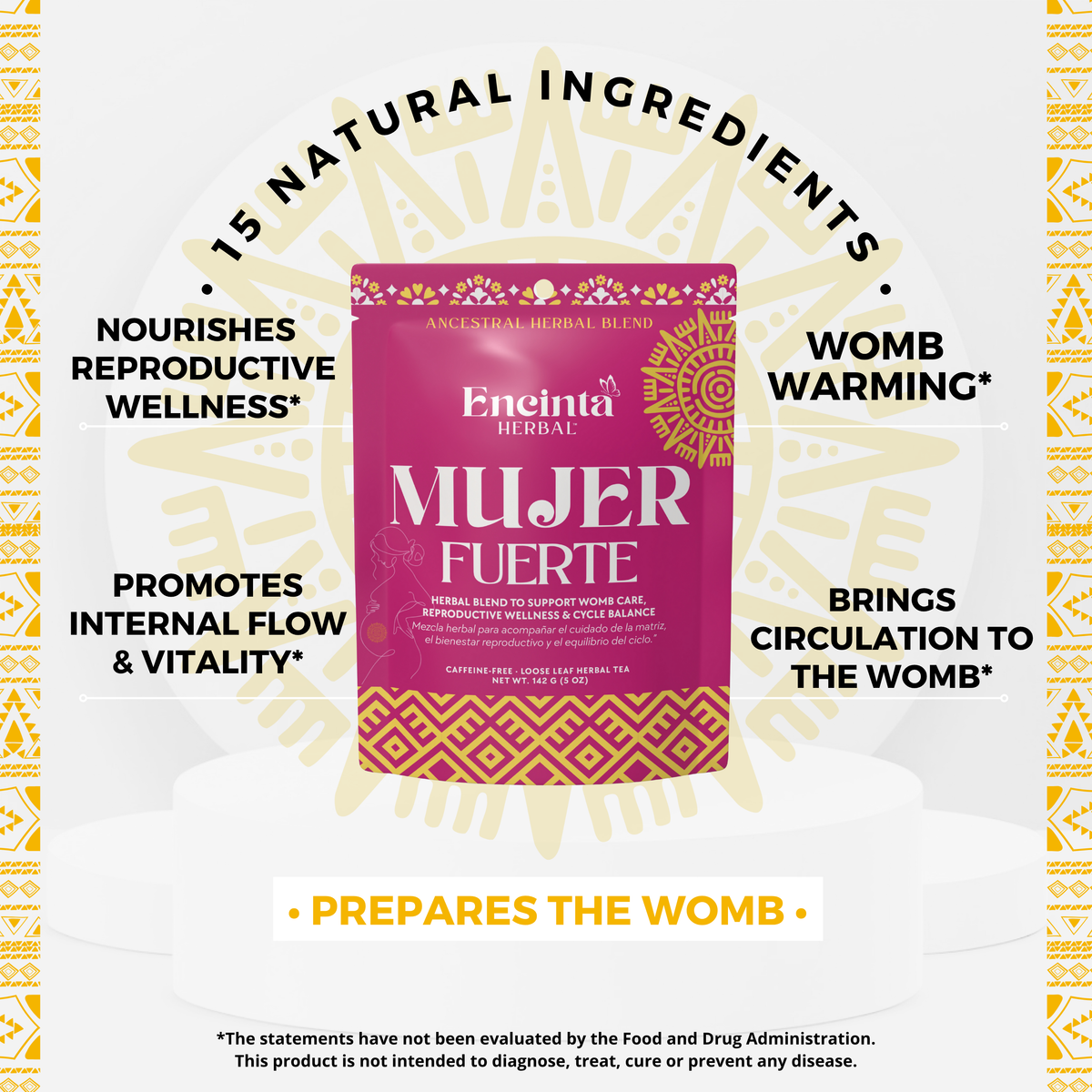 Mujer Fuerte – Herbal Tea for Fertility, Cycle & Hormonal Wellness